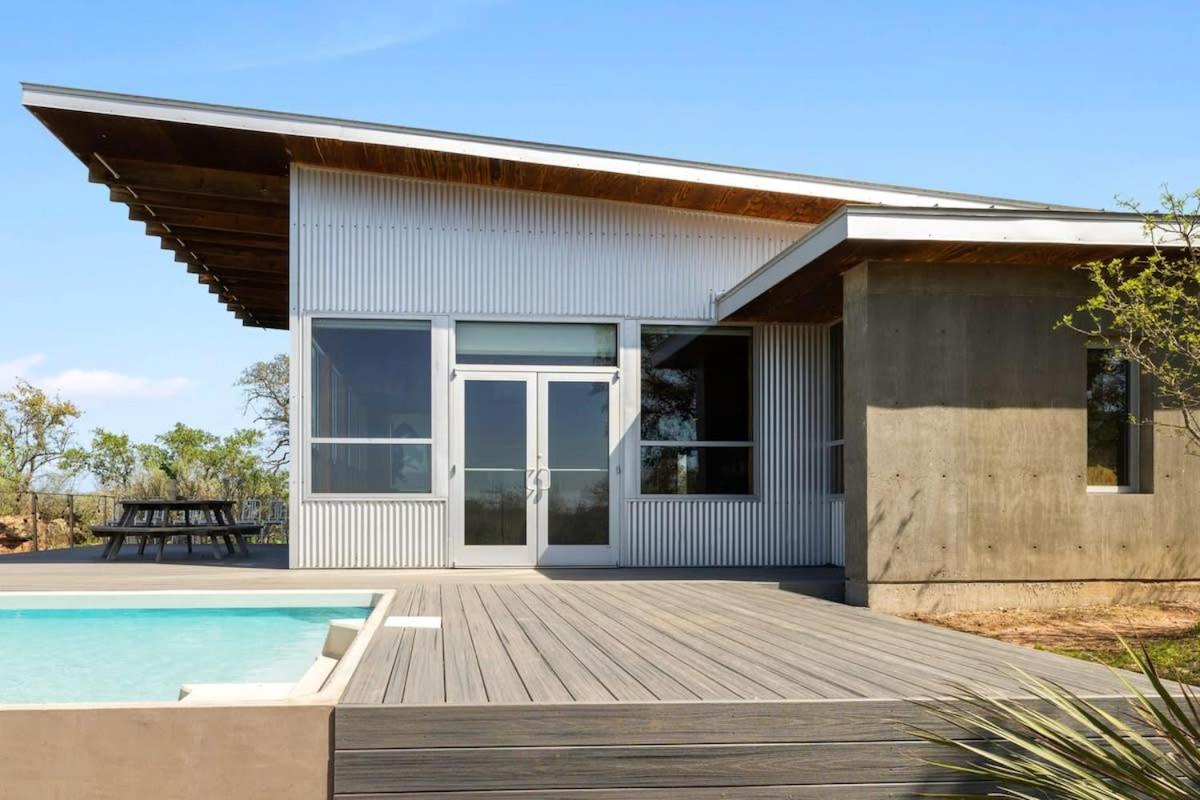 Lazo House - Riverfront With Overlooking Llano River Luaran gambar